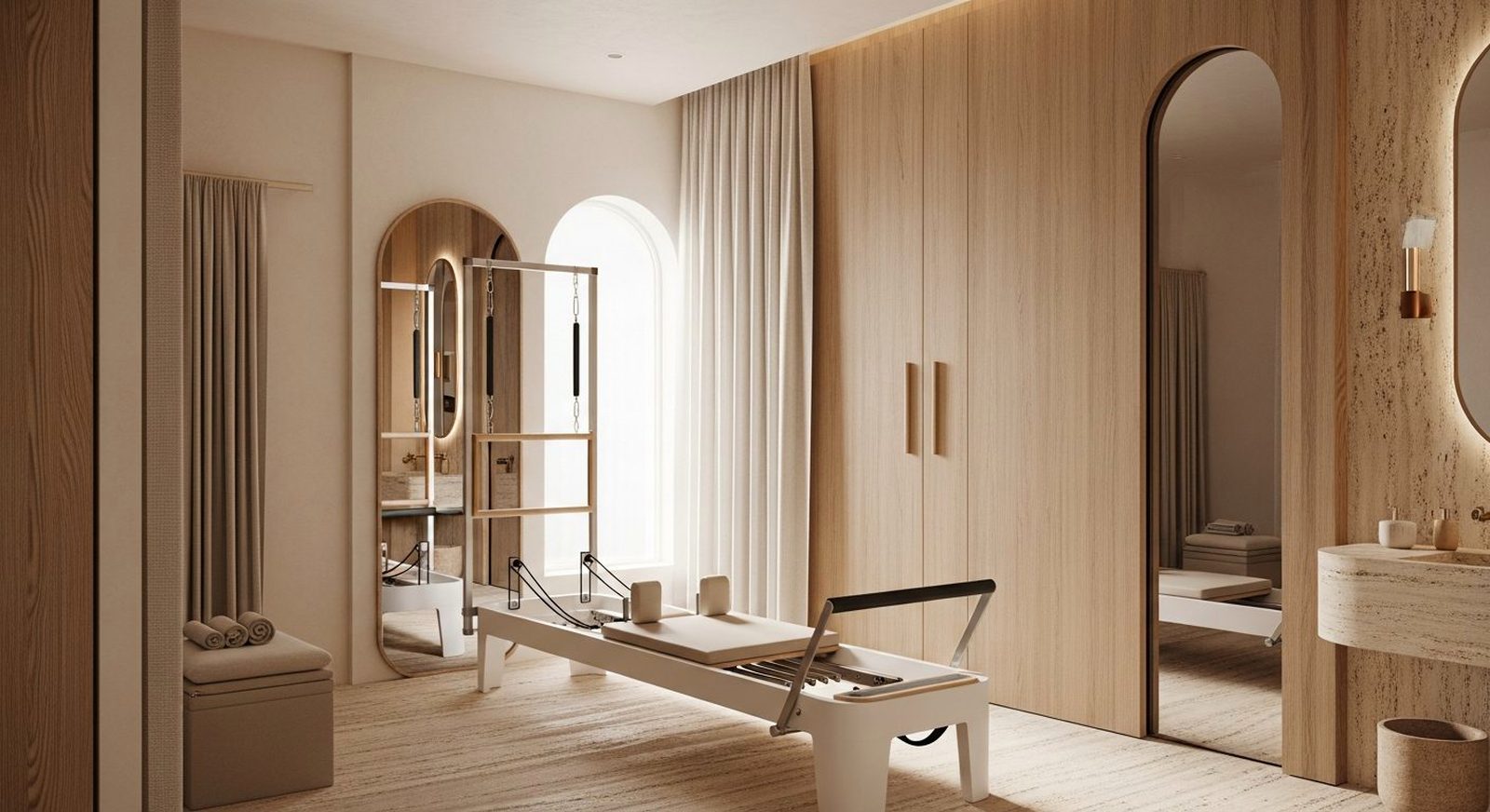 Private Pilates training space